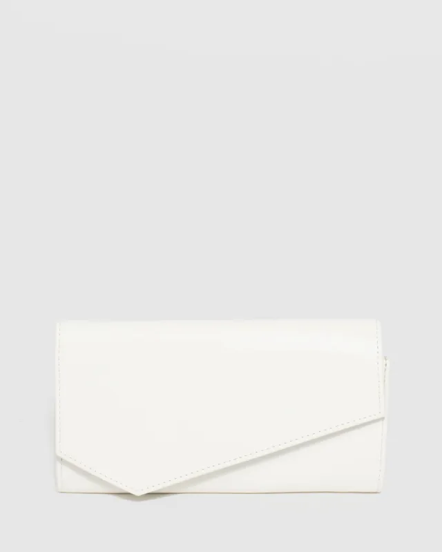 White Jordan Clutch Bag sold by Collete Hayman
