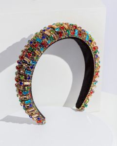 Multi Colour Crystal Headband sold by Collete Hayman