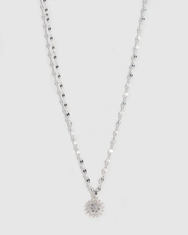 Crystal  Circle Pendant Necklace sold by Collete Hayman