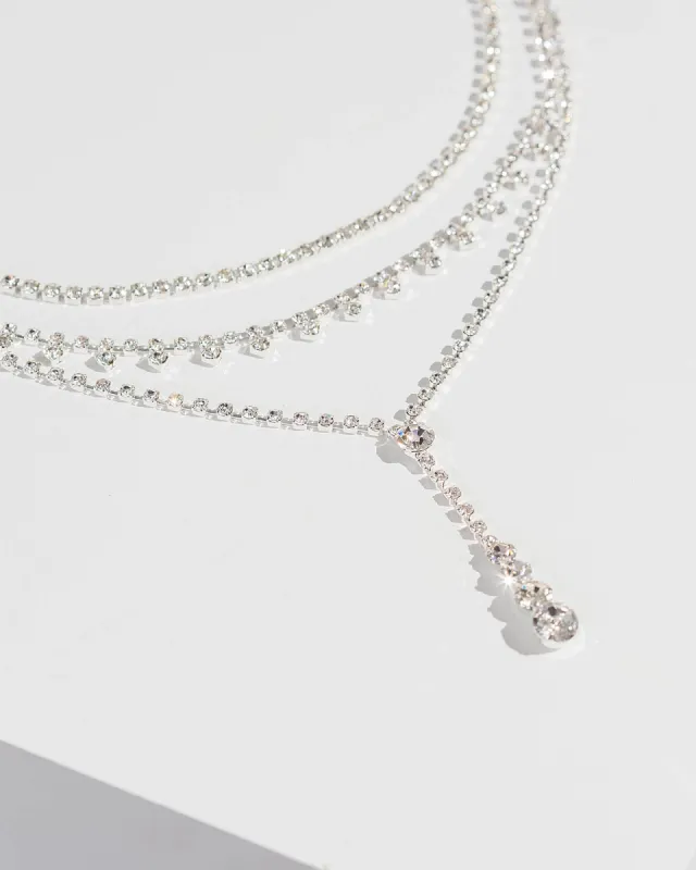 Crystal Fine Lariat Necklace sold by Collete Hayman
