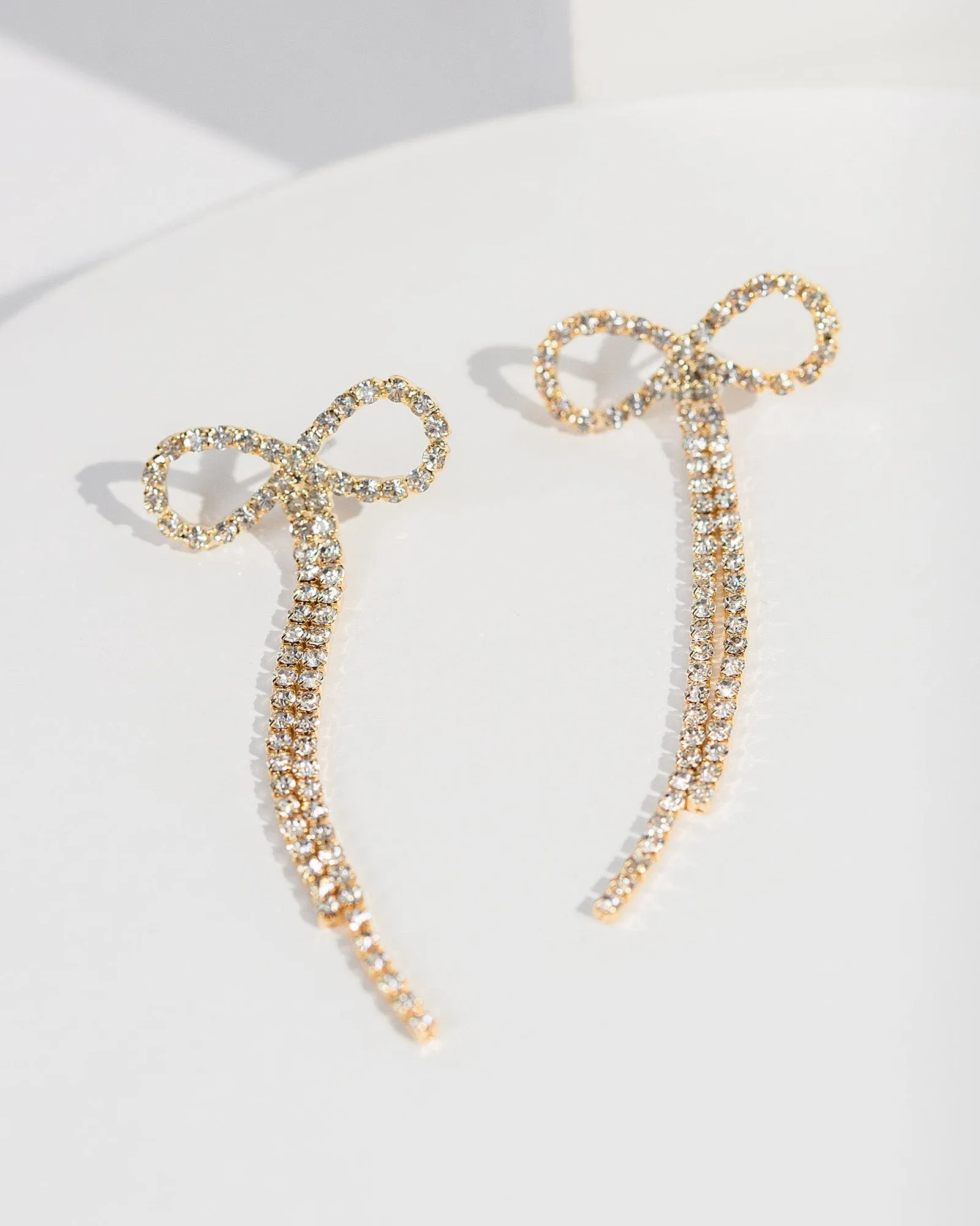 Gold Loop Tassel Earrings sold by Collete Hayman