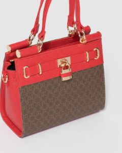 Monogram Stephanie Small Lock Tote Bag sold by Collete Hayman