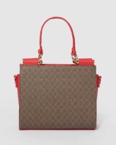 Monogram Stephanie Small Lock Tote Bag sold by Collete Hayman