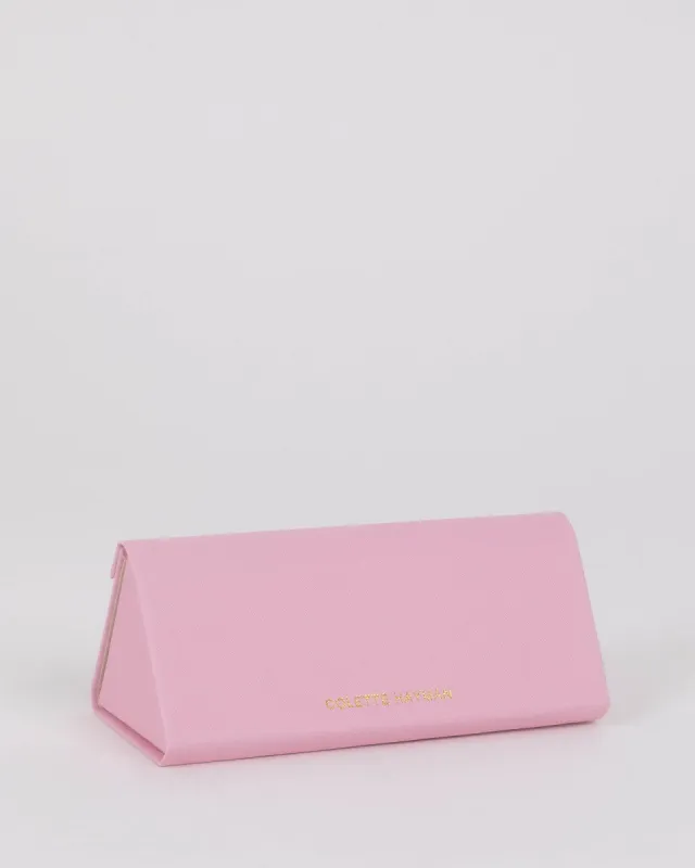 Pink Fold Away Sunglasses Case sold by Collete Hayman