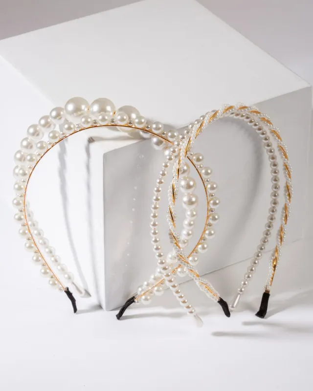 Pearl Multi Pack Style Headbands sold by Collete Hayman