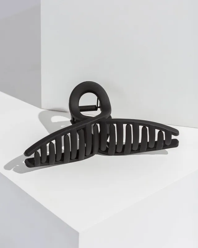 Black Loop Matte Claw Clip sold by Collete Hayman