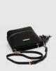 Black Pia Tassel Crossbody Bag sold by Collete Hayman