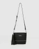 Black Pia Tassel Crossbody Bag sold by Collete Hayman