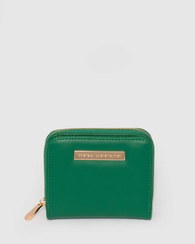 Green Gigi Mini Wallet sold by Collete Hayman