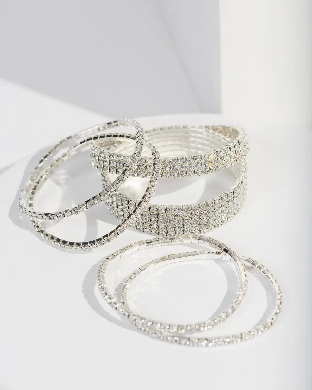 Silver Mixed Bracelet Pack sold by Collete Hayman