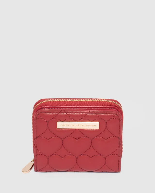 Gigi Red Heart  Wallet sold by Collete Hayman