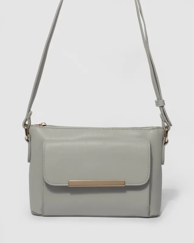 Grey Sarina Crossbody Bag sold by Collete Hayman