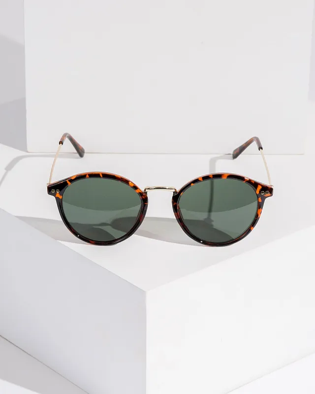 Brown Round Sunglasses made by Collete Hayman