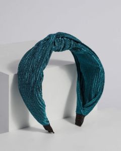 Green Ribbed Fabric Headband sold by Collete Hayman