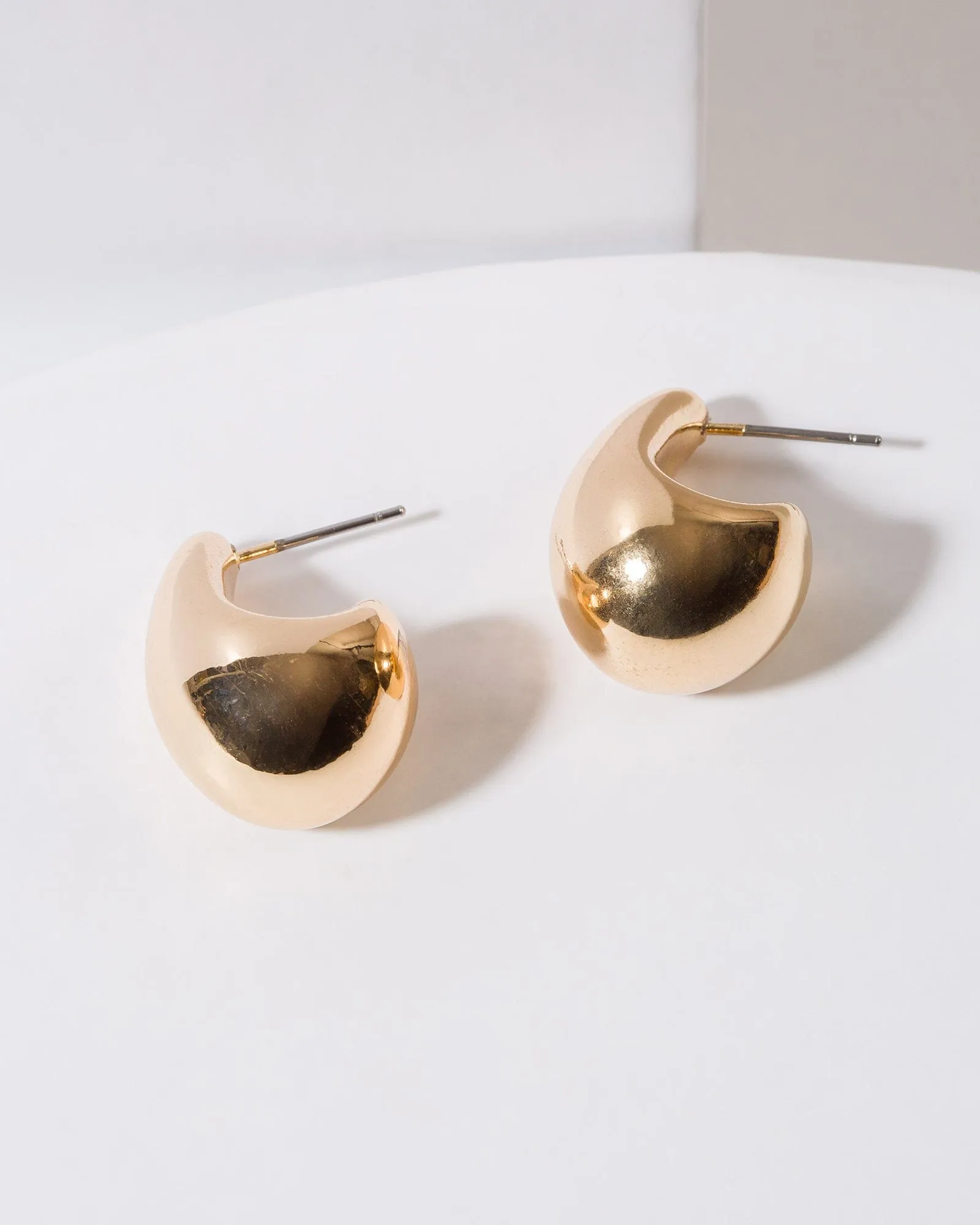 Gold Small Bubble Hoop Earrings sold by Collete Hayman