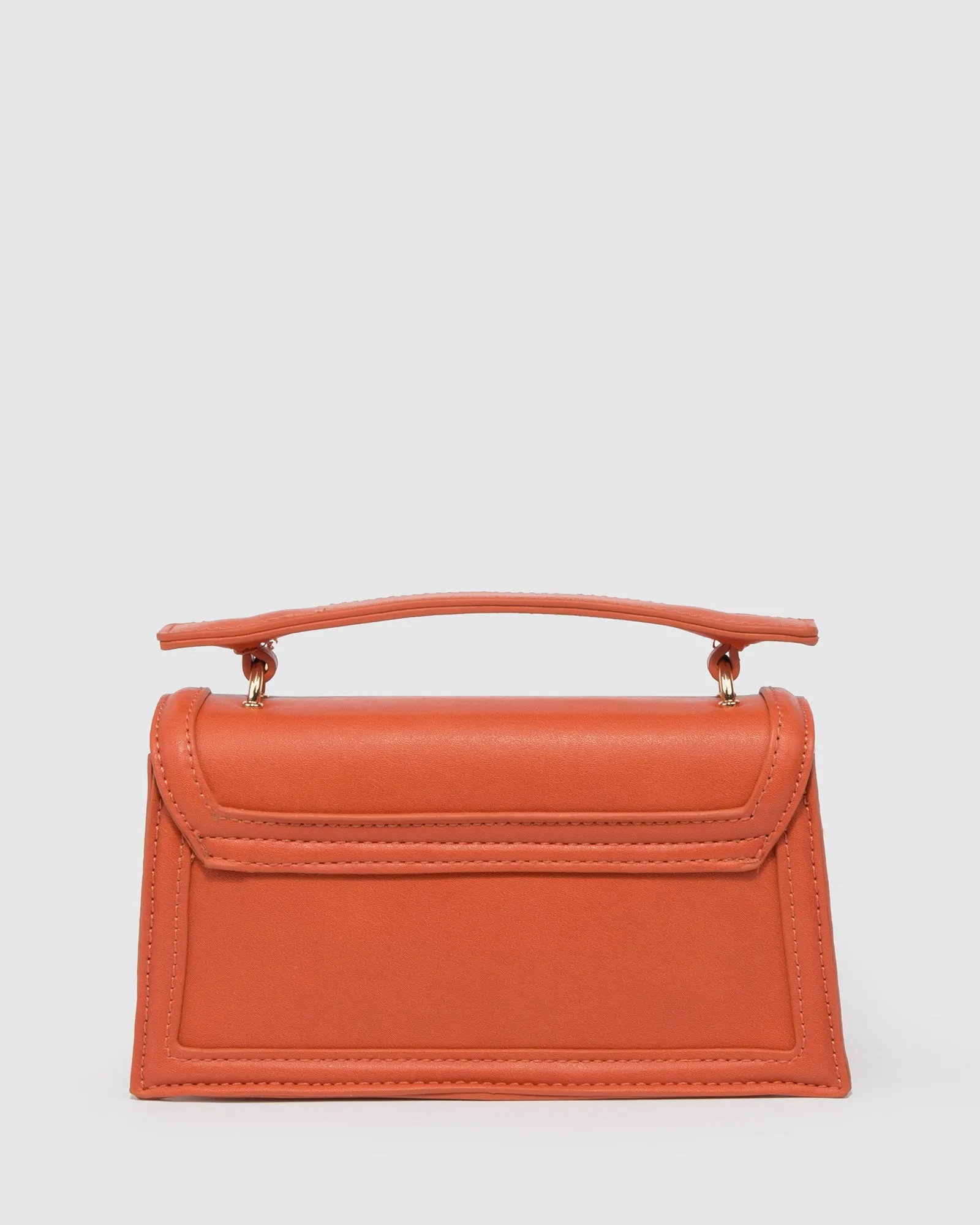 Orange Luna Flat Top Handle Bag sold by Collete Hayman product image thumbnail 5