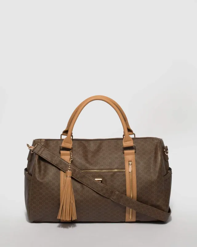 Brown Kelly Weekender Bag sold by Collete Hayman