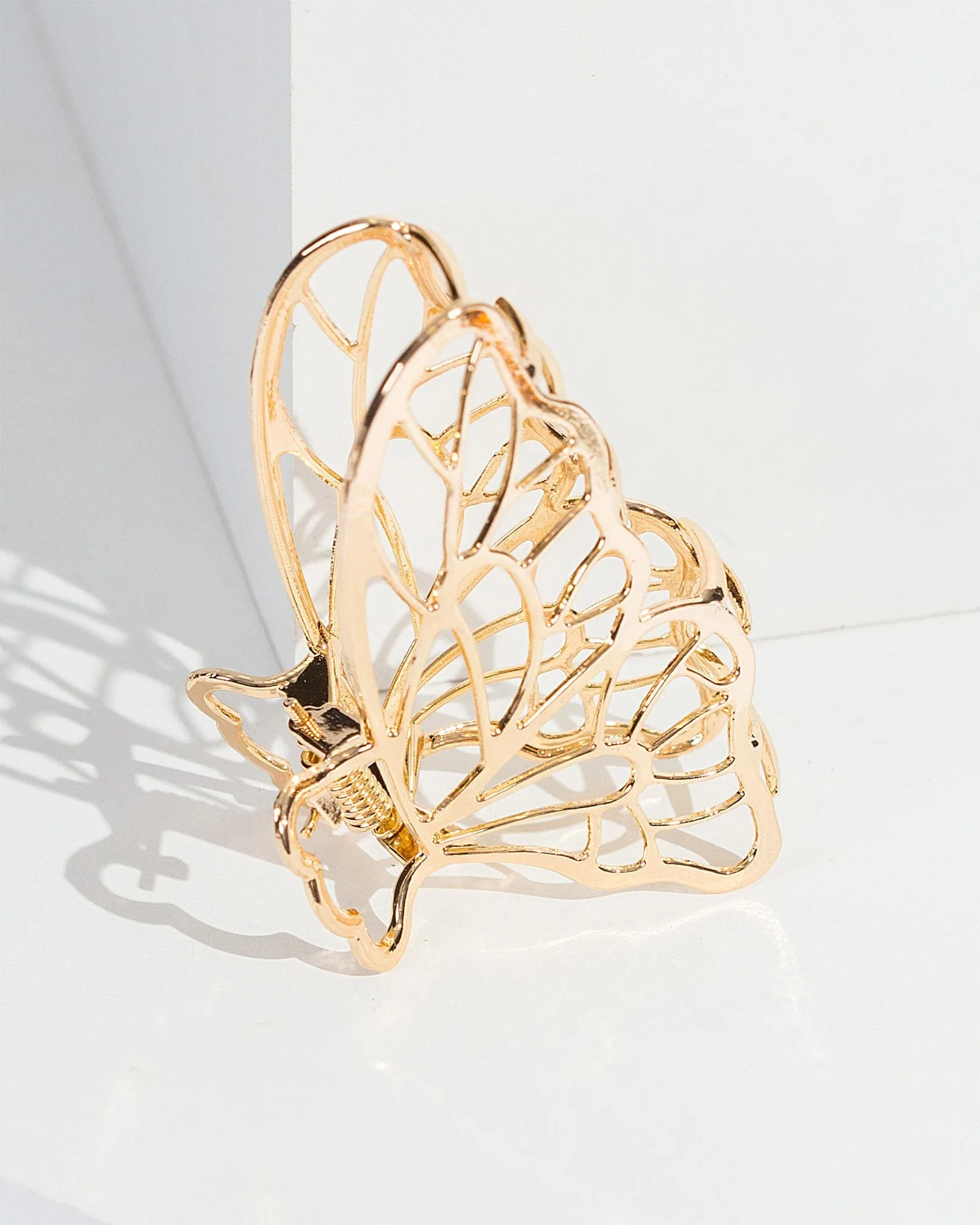 Gold Metal Butt Earringsfly Outline Claw Clip sold by Collete Hayman