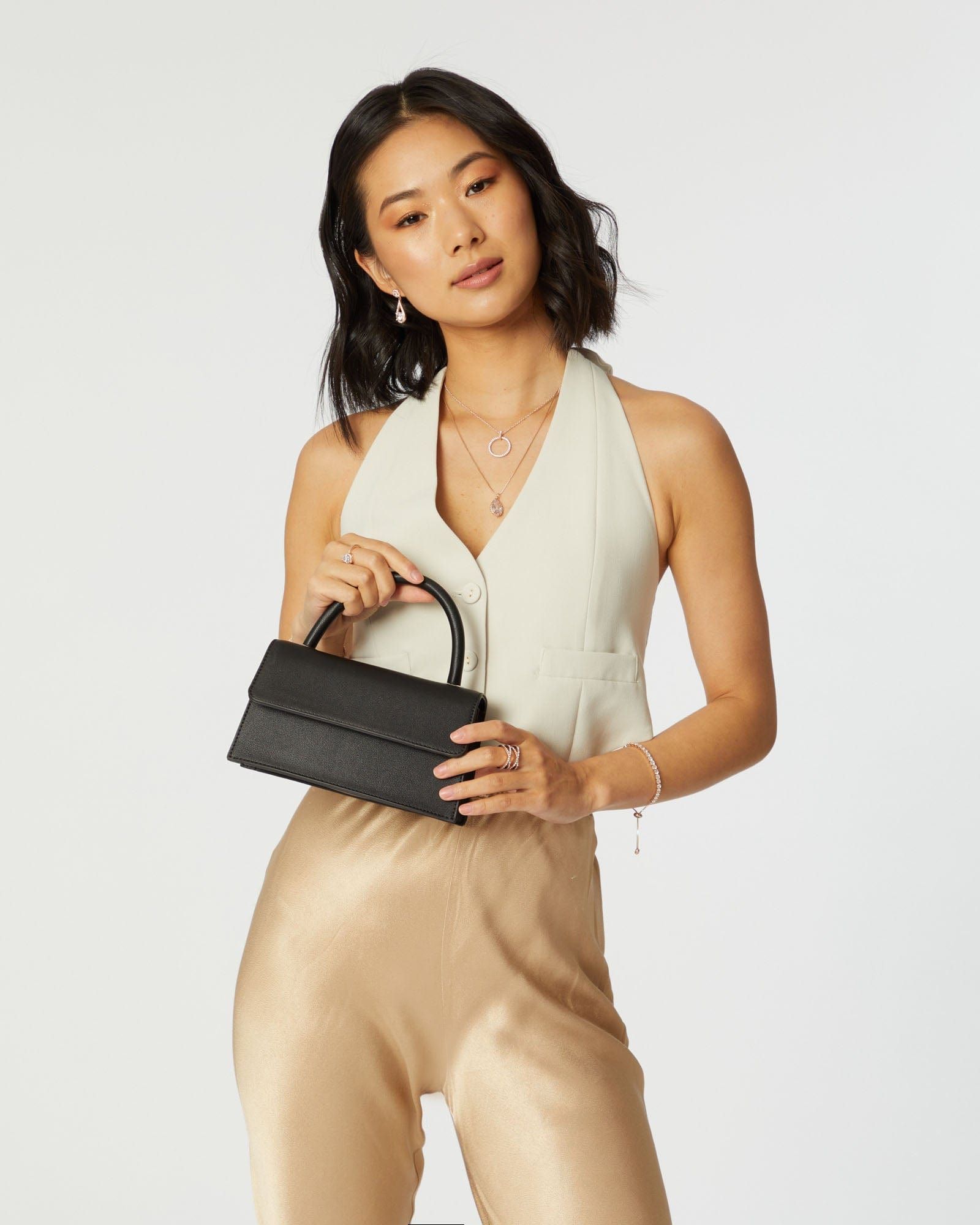 Luna Black Handle Bag sold by Collete Hayman product image thumbnail 2