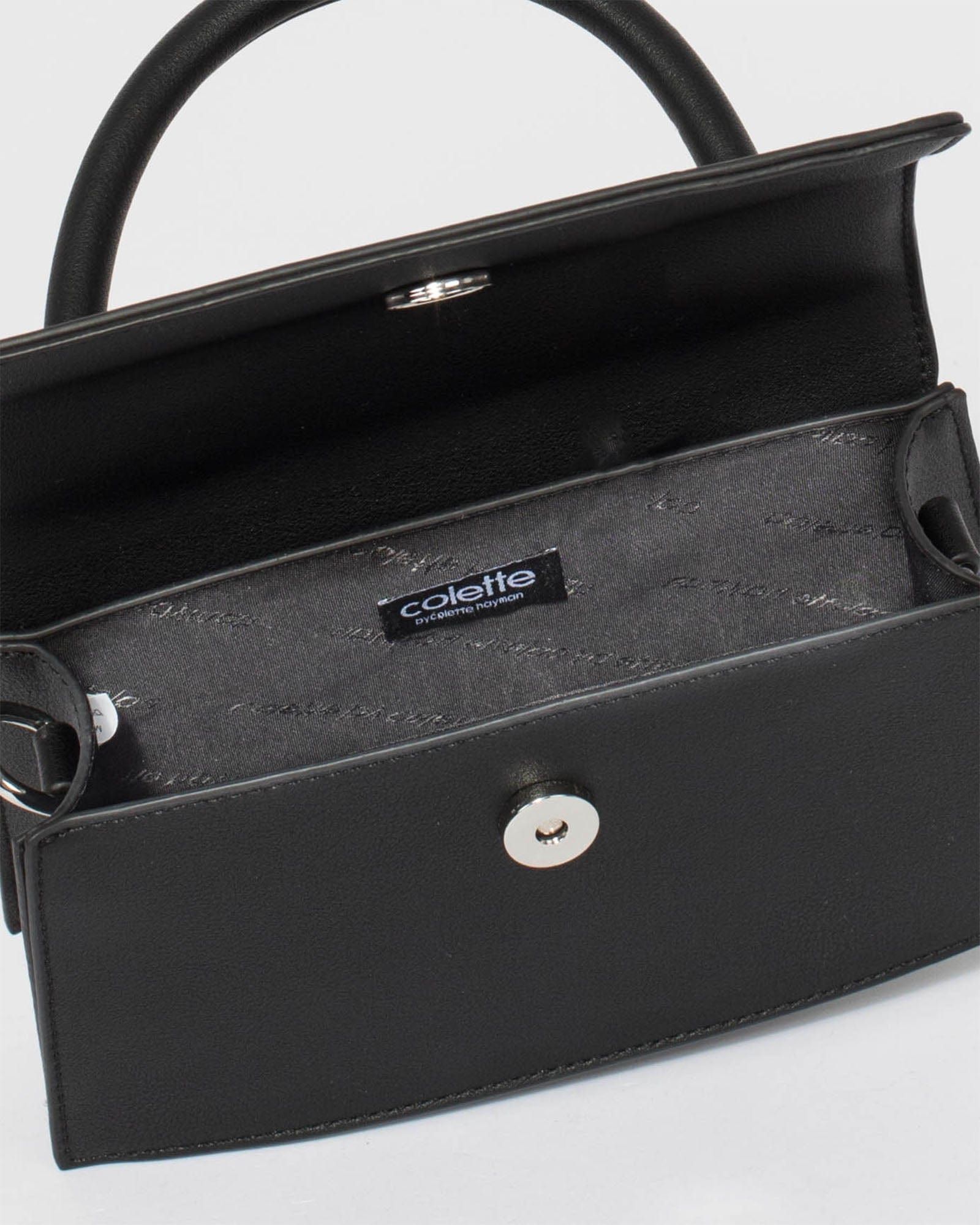 Luna Black Handle Bag sold by Collete Hayman product image thumbnail 7