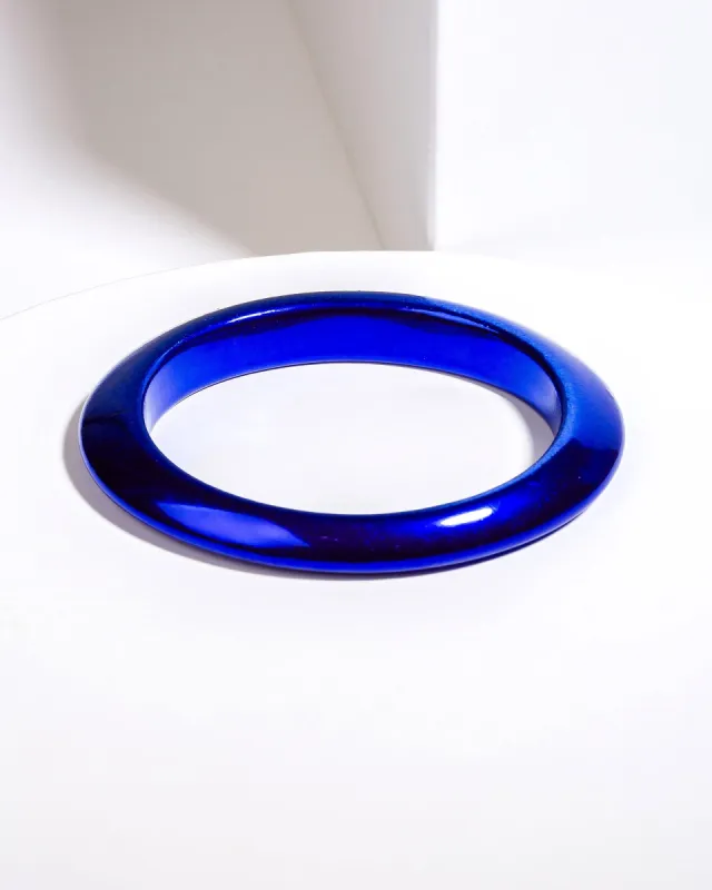 Blue Statement Chunky Bangle sold by Collete Hayman