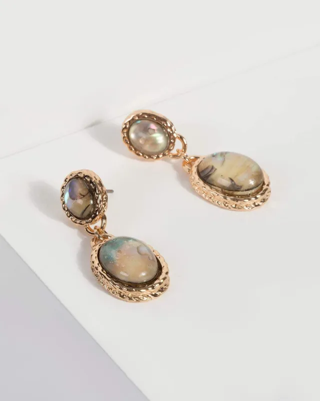 Multi Stone Drop Earrings sold by Collete Hayman