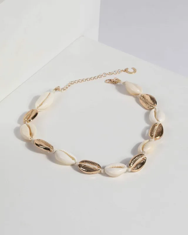 Multi Beach Pendant Choker sold by Collete Hayman