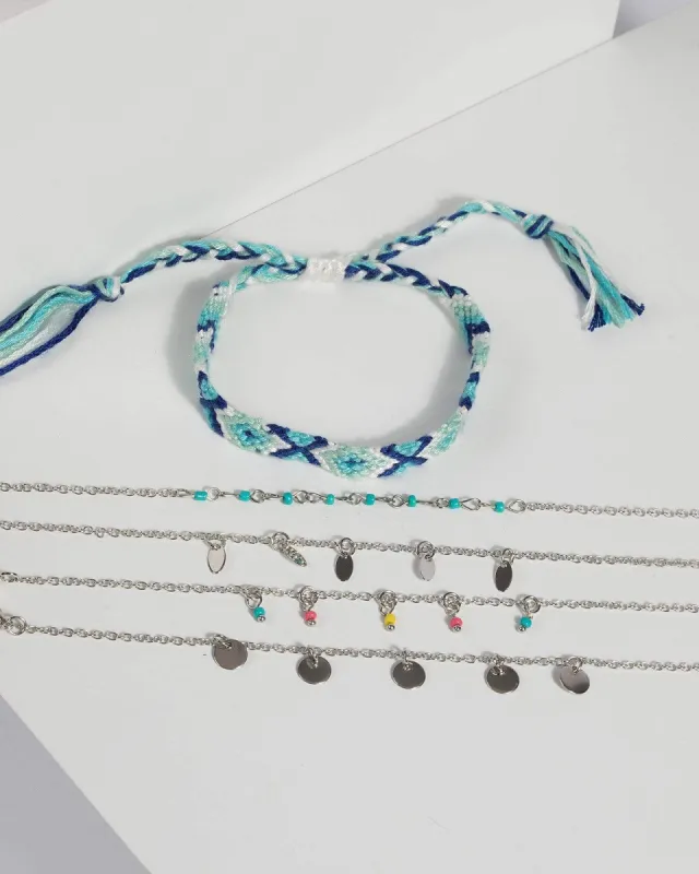 Multi Beaded Disc Bracelet sold by Collete Hayman