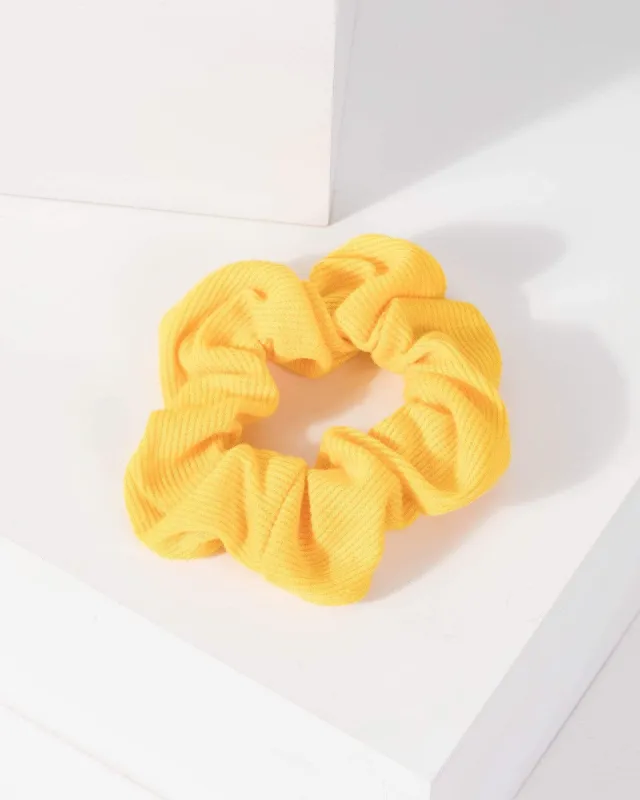 Yellow Knitted Scrunchie sold by Collete Hayman