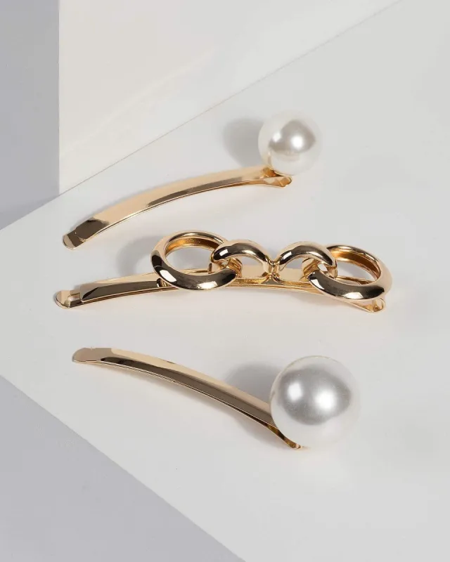 Pearl Variety Metal and Pearl Clips sold by Collete Hayman