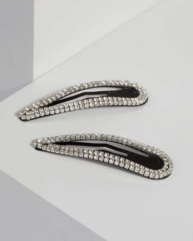 Crystal Glitzy Painted Hair Clips sold by Collete Hayman