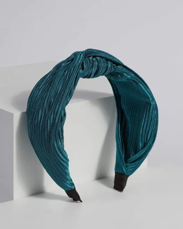 Green Ribbed Fabric Headband sold by Collete Hayman