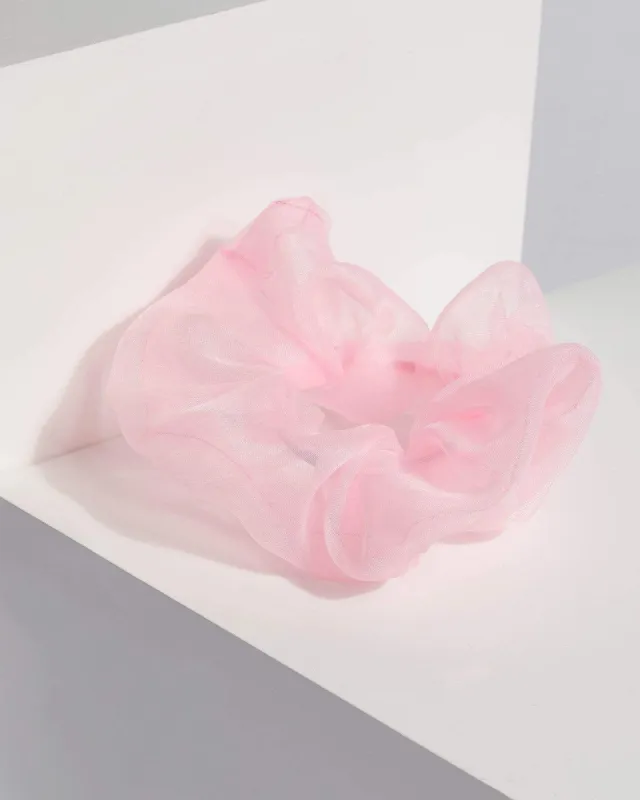 Pink Small Organza Scrunchie sold by Collete Hayman