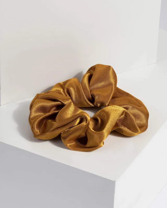 Yellow Medium Satin Scrunchies sold by Collete Hayman