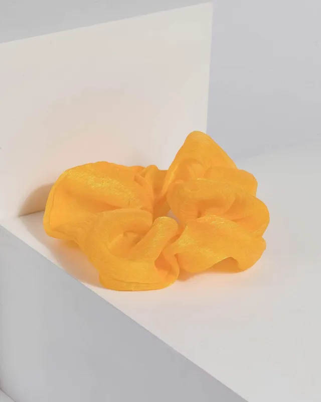 Yellow Small Cloth Scrunchie sold by Collete Hayman