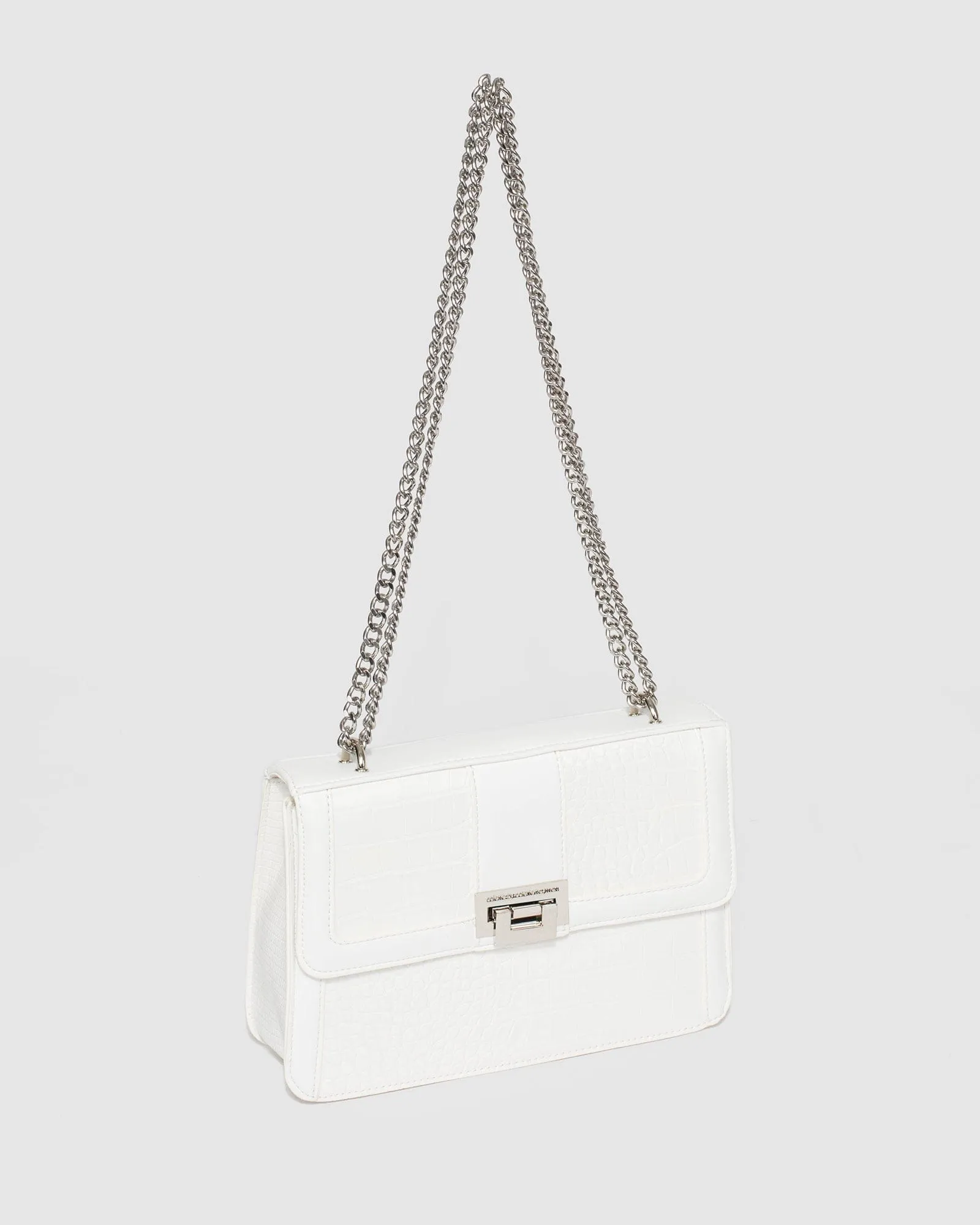 White Adie Panel Crossbody Bag sold by Collete Hayman product image thumbnail 4