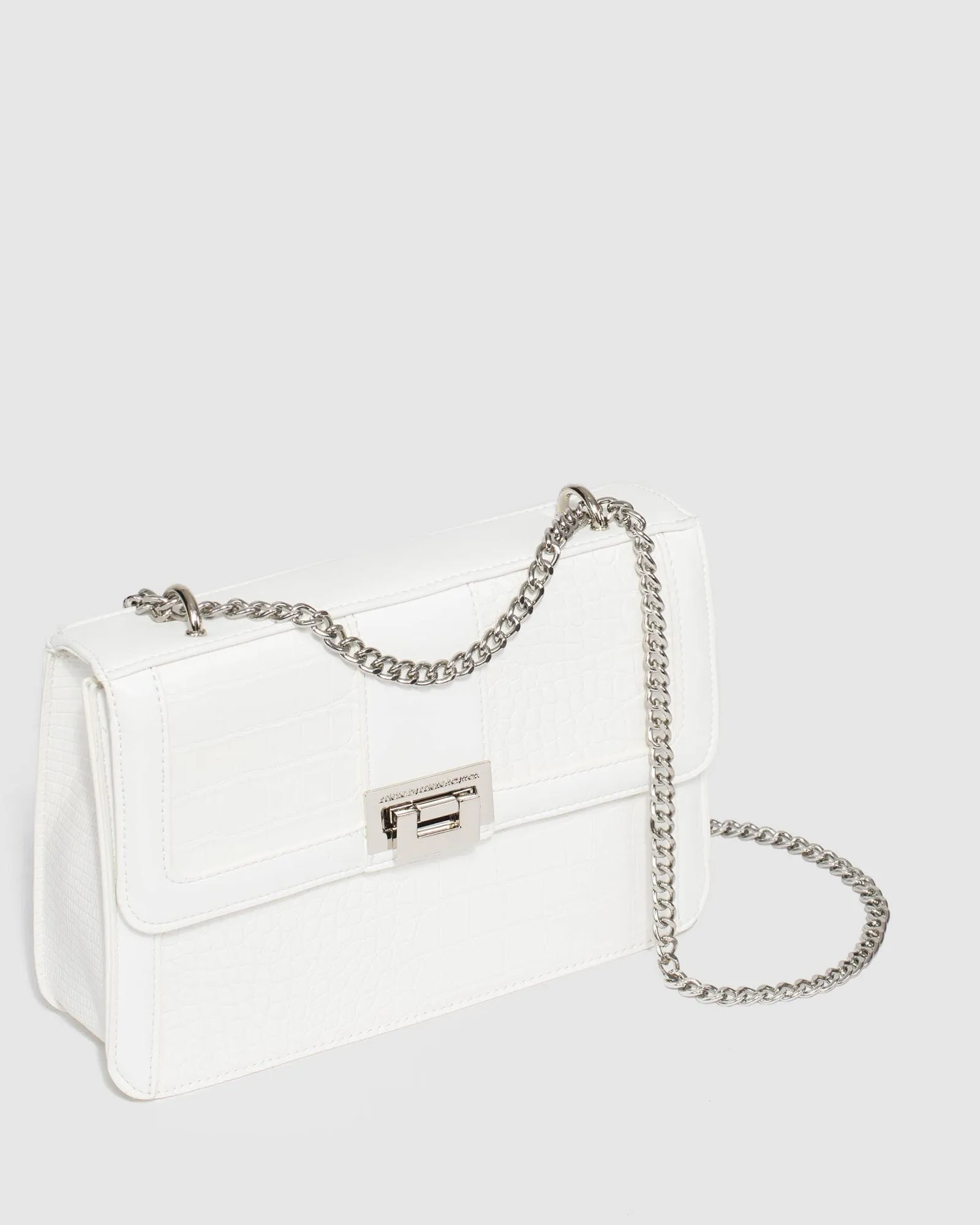 White Adie Panel Crossbody Bag sold by Collete Hayman product image thumbnail 3
