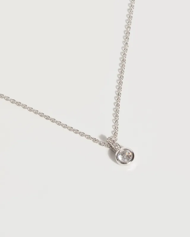 Silver Plated Diamante Fine Necklace sold by Collete Hayman