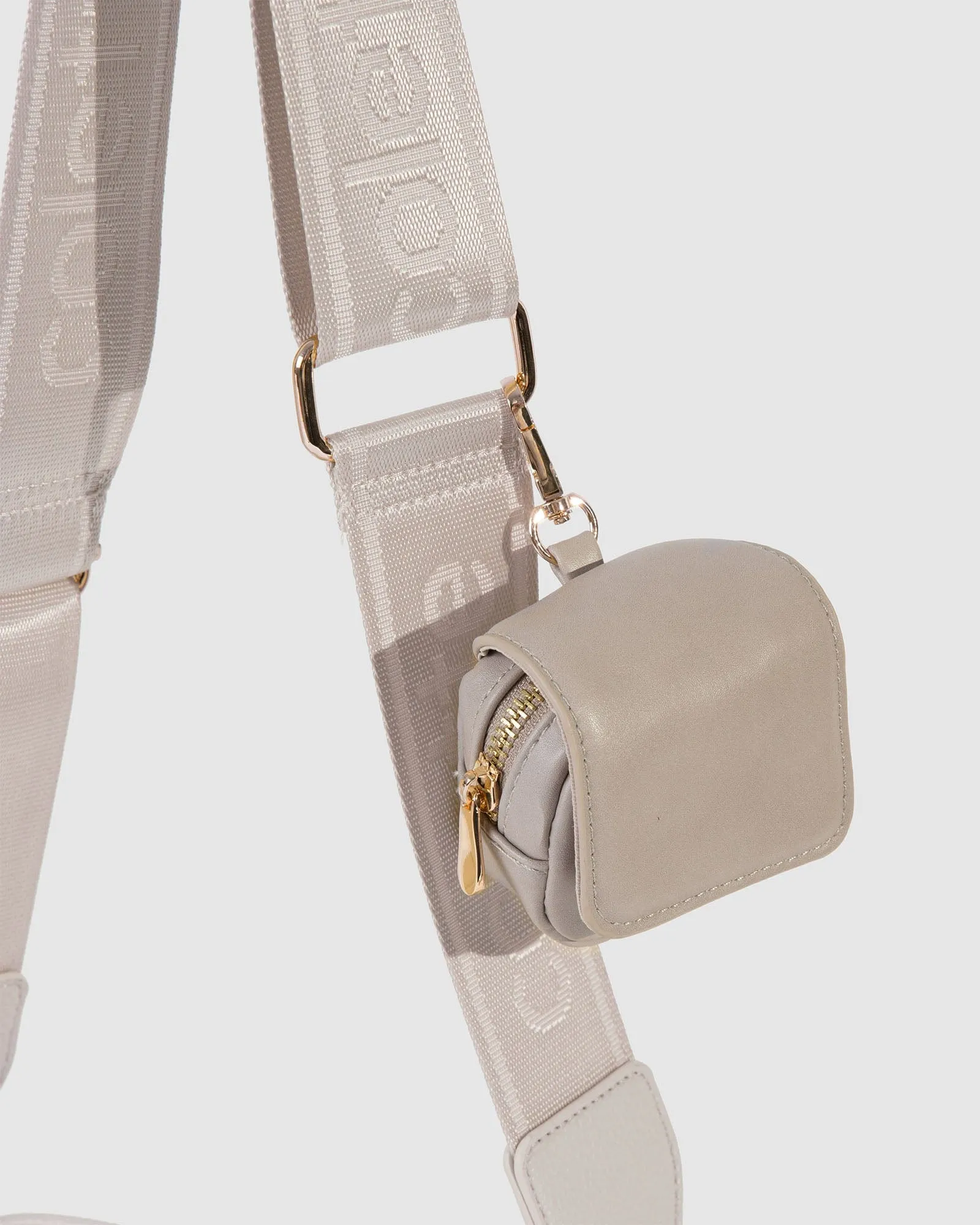 Taupe Della Keyring Pouch sold by Collete Hayman product image thumbnail 3