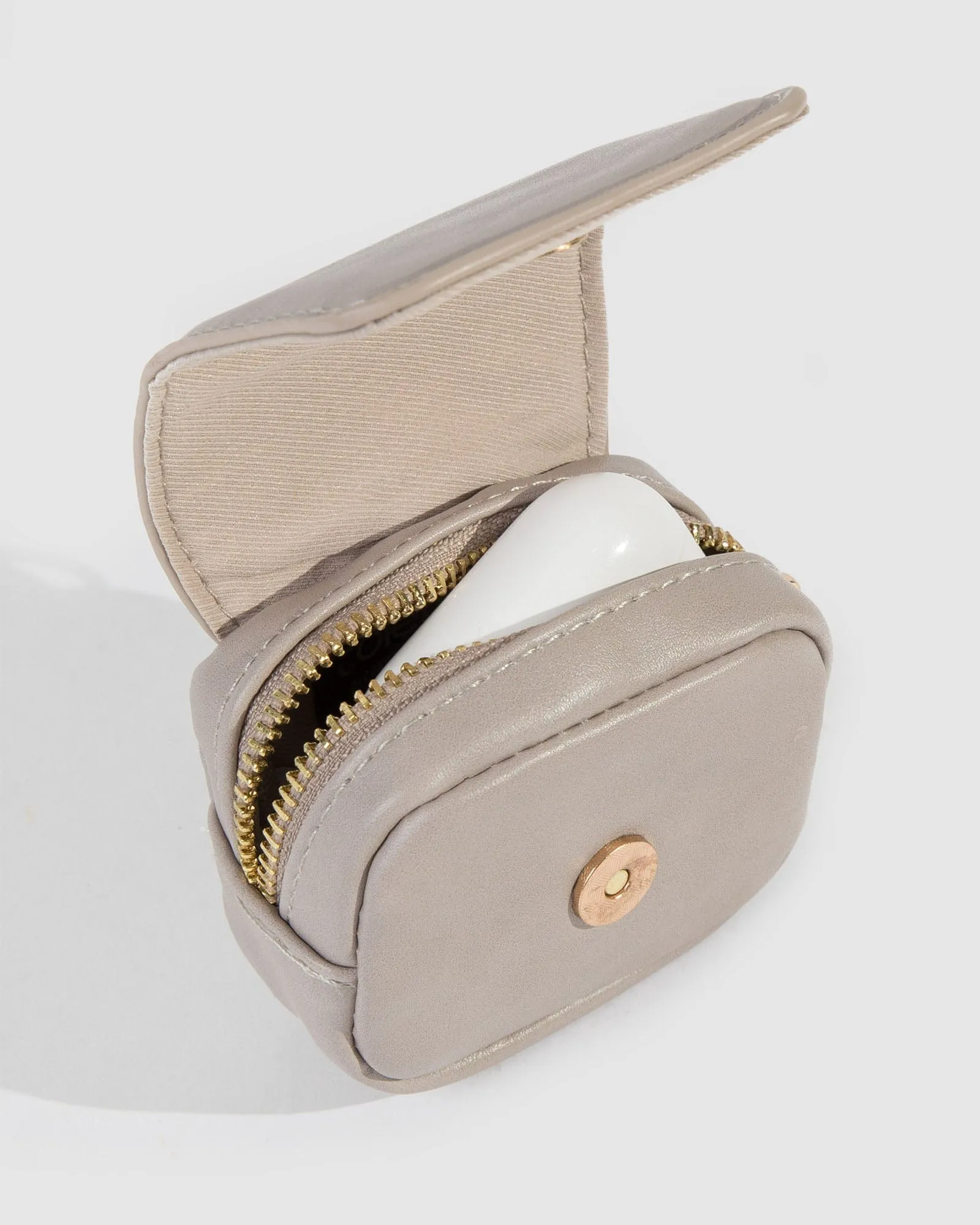 Taupe Della Keyring Pouch sold by Collete Hayman product image thumbnail 2