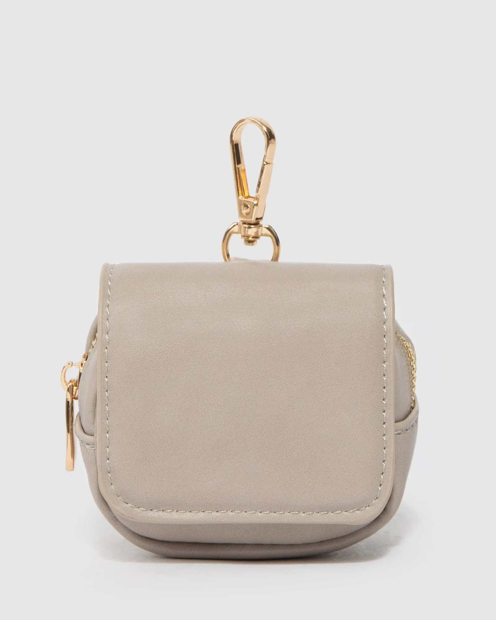 Taupe Della Keyring Pouch sold by Collete Hayman