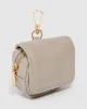 Taupe Della Keyring Pouch sold by Collete Hayman
