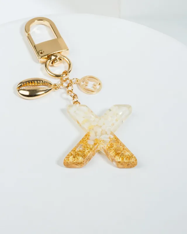 X - Initial Bag Charm Beach sold by Collete Hayman