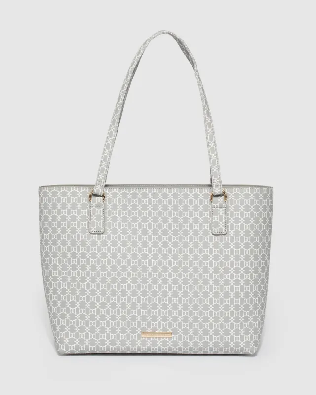 Angelina Grey Tote Bag sold by Collete Hayman