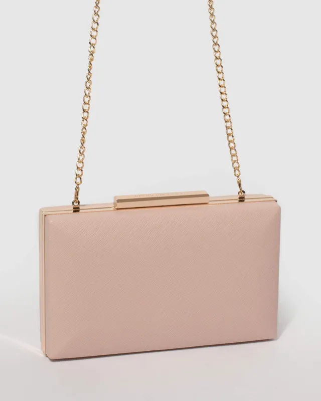 Pink Jaimi Clutch Bag sold by Collete Hayman