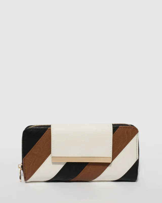Multi Colour Blake Side Panel Wallet sold by Collete Hayman