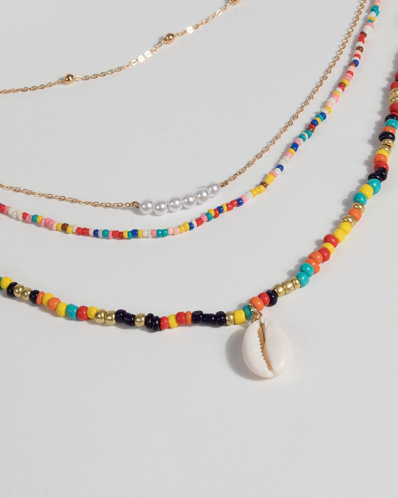 Multi Beaded and Pearl Necklace Set sold by Collete Hayman product image thumbnail 2