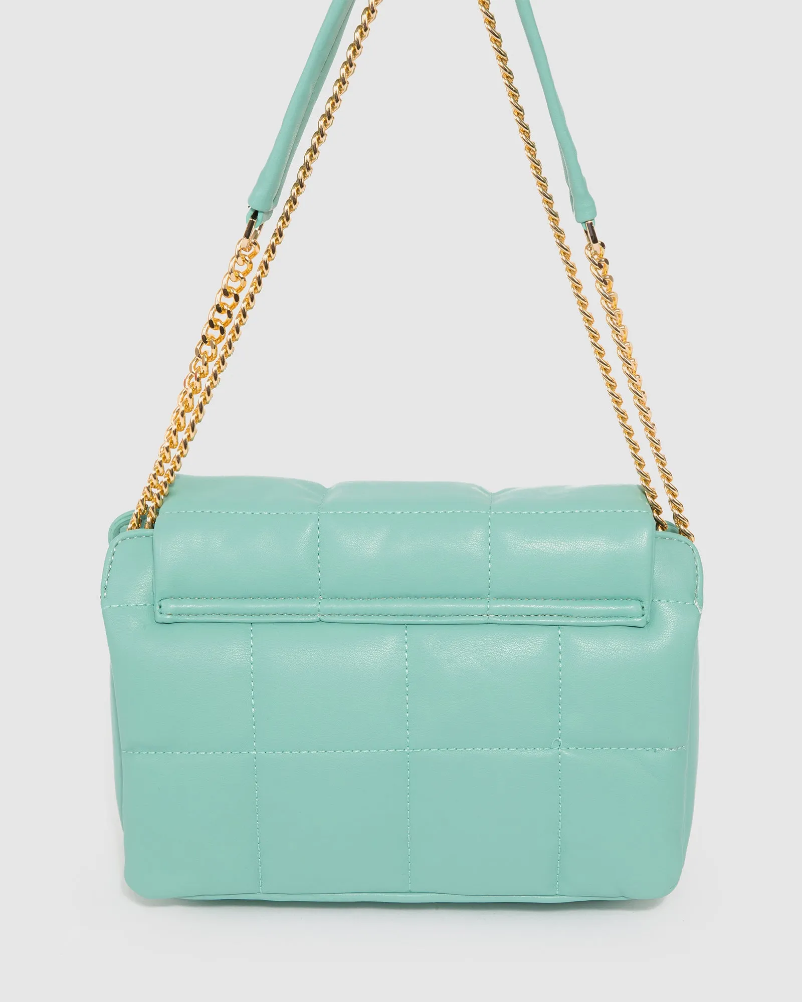 Green Riley Quilt Crossbody Bag sold by Collete Hayman product image thumbnail 4