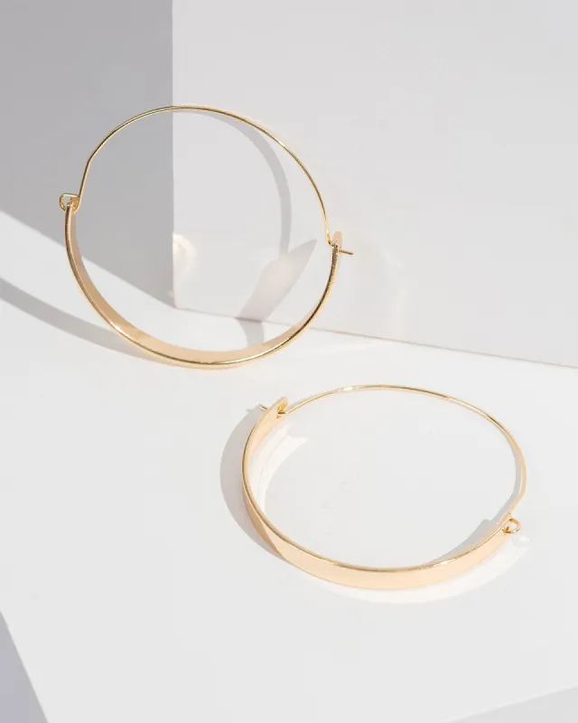Gold Bohemian Style Hoop Earrings sold by Collete Hayman