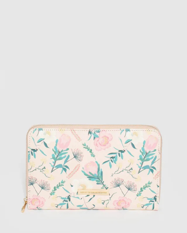 Flower Print Talissa Plain Travel Wallet sold by Collete Hayman